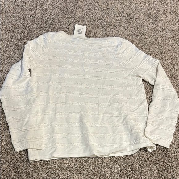 Staccato Allie White Textured Sweater NWT - Picture 4 of 5